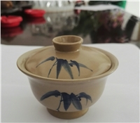 青花小盖碗